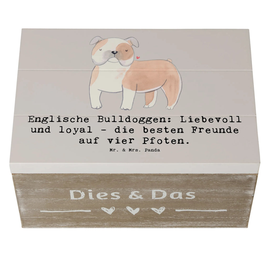 Holzkiste Englische Bulldogge Freunde Holzkiste, Kiste, Schatzkiste, Truhe, Schatulle, XXL, Erinnerungsbox, Erinnerungskiste, Dekokiste, Aufbewahrungsbox, Geschenkbox, Geschenkdose, Hund, Hunderasse, Rassehund, Hundebesitzer, Geschenk, Tierfreund, Schenken, Welpe