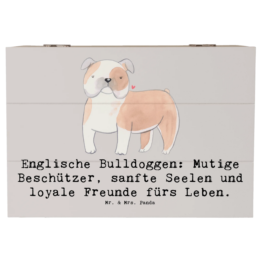 Holzkiste Englische Bulldogge Holzkiste, Kiste, Schatzkiste, Truhe, Schatulle, XXL, Erinnerungsbox, Erinnerungskiste, Dekokiste, Aufbewahrungsbox, Geschenkbox, Geschenkdose, Hund, Hunderasse, Rassehund, Hundebesitzer, Geschenk, Tierfreund, Schenken, Welpe