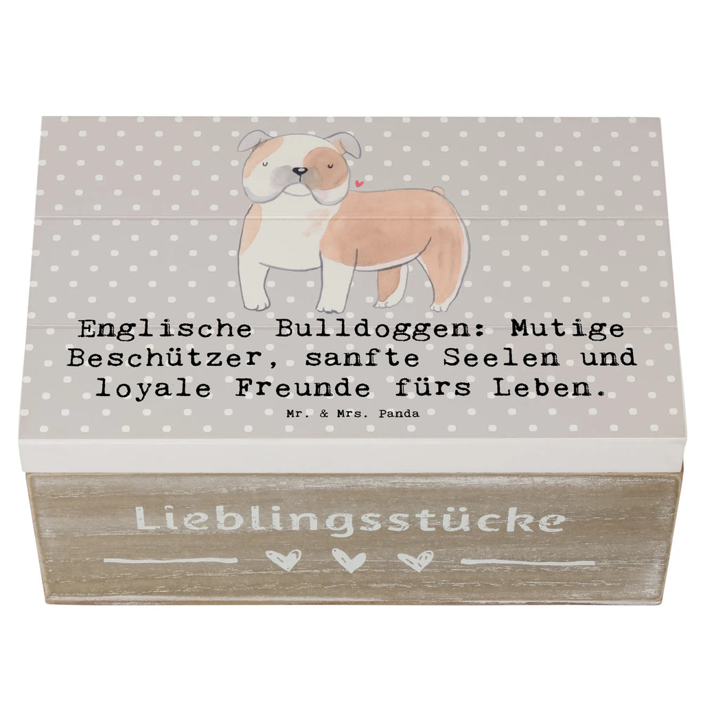 Holzkiste Englische Bulldogge Holzkiste, Kiste, Schatzkiste, Truhe, Schatulle, XXL, Erinnerungsbox, Erinnerungskiste, Dekokiste, Aufbewahrungsbox, Geschenkbox, Geschenkdose, Hund, Hunderasse, Rassehund, Hundebesitzer, Geschenk, Tierfreund, Schenken, Welpe