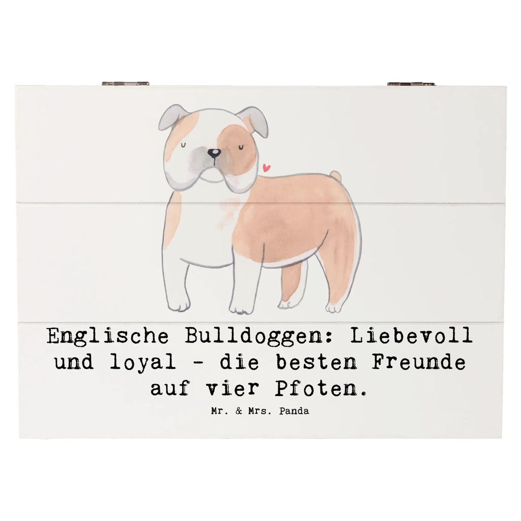 Holzkiste Englische Bulldogge Freunde Holzkiste, Kiste, Schatzkiste, Truhe, Schatulle, XXL, Erinnerungsbox, Erinnerungskiste, Dekokiste, Aufbewahrungsbox, Geschenkbox, Geschenkdose, Hund, Hunderasse, Rassehund, Hundebesitzer, Geschenk, Tierfreund, Schenken, Welpe