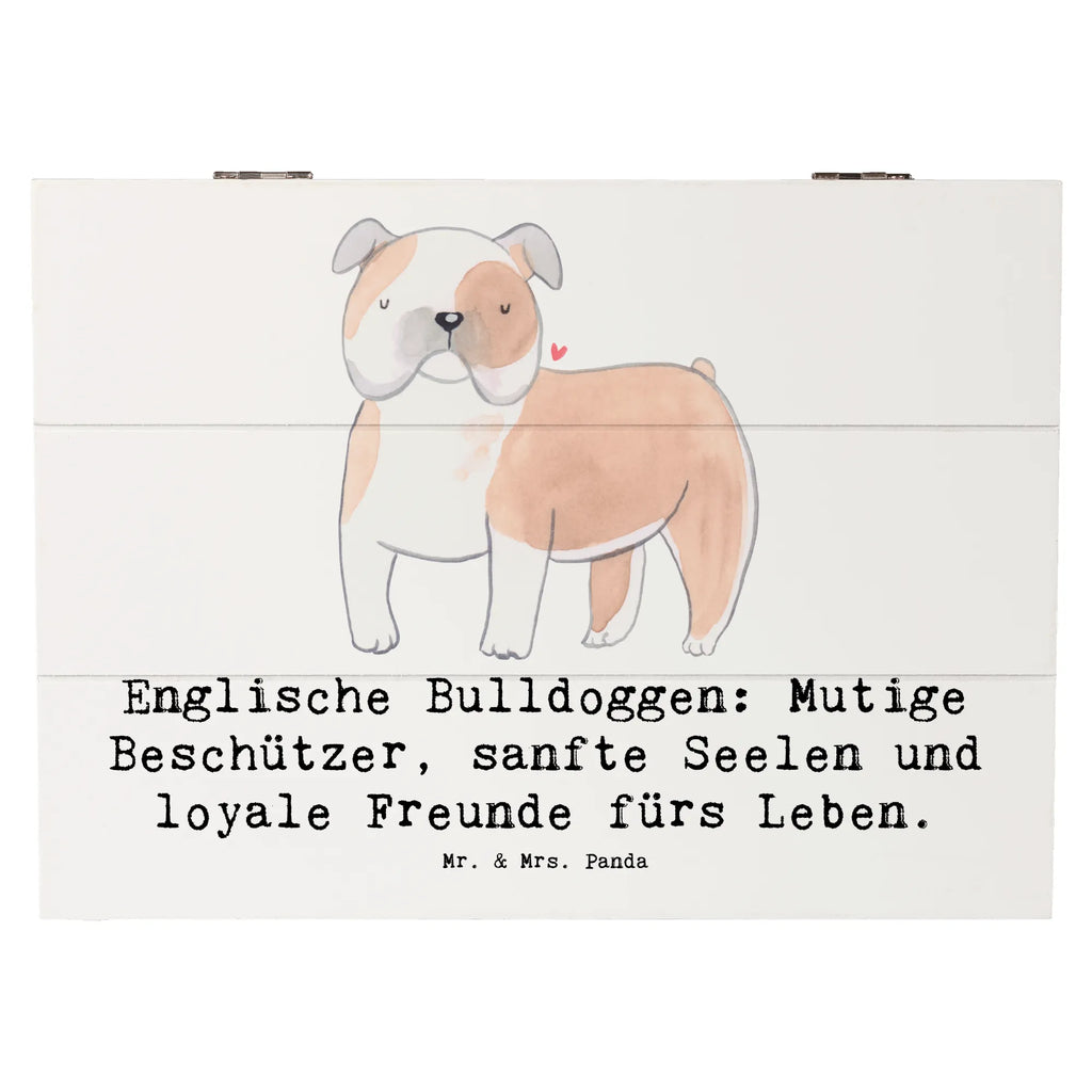 Holzkiste Englische Bulldogge Holzkiste, Kiste, Schatzkiste, Truhe, Schatulle, XXL, Erinnerungsbox, Erinnerungskiste, Dekokiste, Aufbewahrungsbox, Geschenkbox, Geschenkdose, Hund, Hunderasse, Rassehund, Hundebesitzer, Geschenk, Tierfreund, Schenken, Welpe