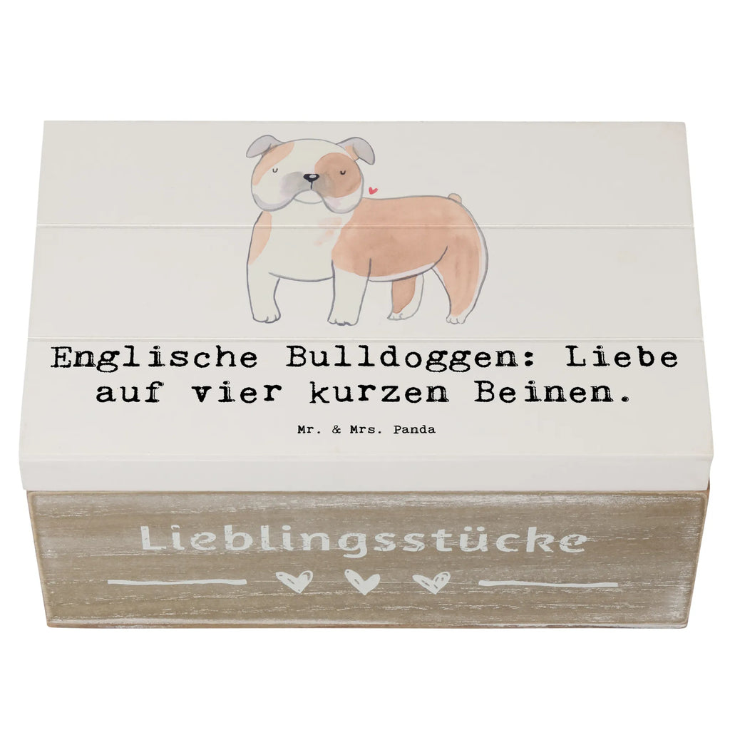 Holzkiste Englische Bulldogge Liebe Holzkiste, Kiste, Schatzkiste, Truhe, Schatulle, XXL, Erinnerungsbox, Erinnerungskiste, Dekokiste, Aufbewahrungsbox, Geschenkbox, Geschenkdose, Hund, Hunderasse, Rassehund, Hundebesitzer, Geschenk, Tierfreund, Schenken, Welpe