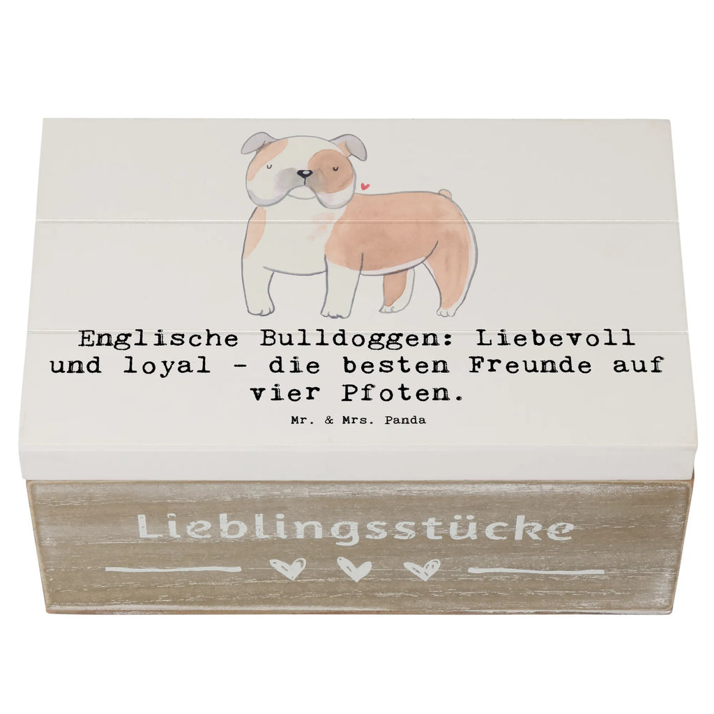 Holzkiste Englische Bulldogge Freunde Holzkiste, Kiste, Schatzkiste, Truhe, Schatulle, XXL, Erinnerungsbox, Erinnerungskiste, Dekokiste, Aufbewahrungsbox, Geschenkbox, Geschenkdose, Hund, Hunderasse, Rassehund, Hundebesitzer, Geschenk, Tierfreund, Schenken, Welpe