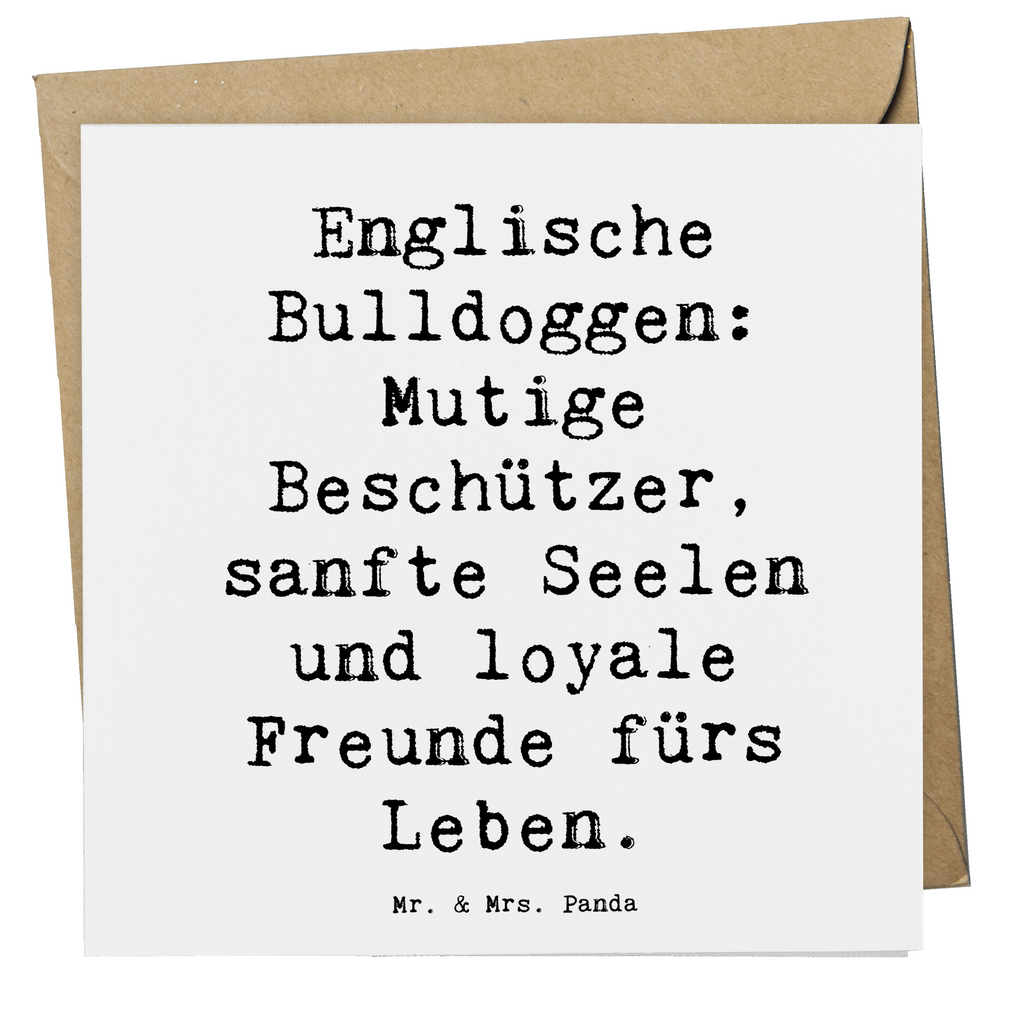 Deluxe Karte Spruch Englische Bulldogge Karte, Grußkarte, Klappkarte, Einladungskarte, Glückwunschkarte, Hochzeitskarte, Geburtstagskarte, Hochwertige Grußkarte, Hochwertige Klappkarte, Hund, Hunderasse, Rassehund, Hundebesitzer, Geschenk, Tierfreund, Schenken, Welpe