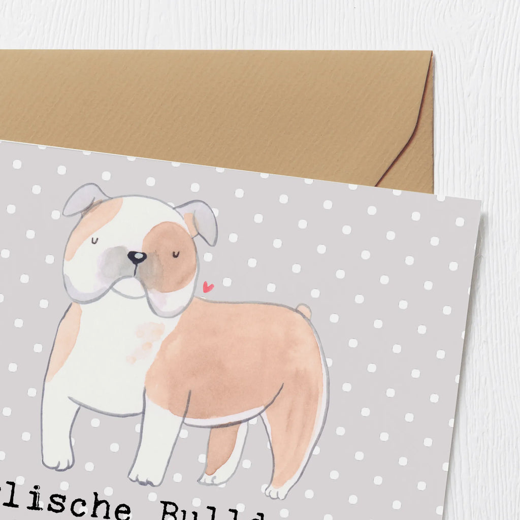 Deluxe Karte Englische Bulldogge Liebe Karte, Grußkarte, Klappkarte, Einladungskarte, Glückwunschkarte, Hochzeitskarte, Geburtstagskarte, Hochwertige Grußkarte, Hochwertige Klappkarte, Hund, Hunderasse, Rassehund, Hundebesitzer, Geschenk, Tierfreund, Schenken, Welpe