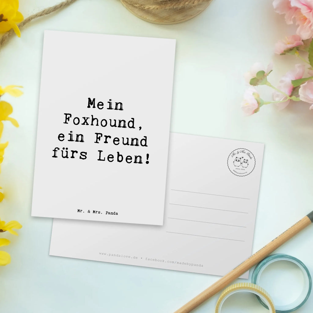 Postkarte Spruch Foxhound Freund Postkarte, Karte, Geschenkkarte, Grußkarte, Einladung, Ansichtskarte, Geburtstagskarte, Einladungskarte, Dankeskarte, Ansichtskarten, Einladung Geburtstag, Einladungskarten Geburtstag, Hund, Hunderasse, Rassehund, Hundebesitzer, Geschenk, Tierfreund, Schenken, Welpe