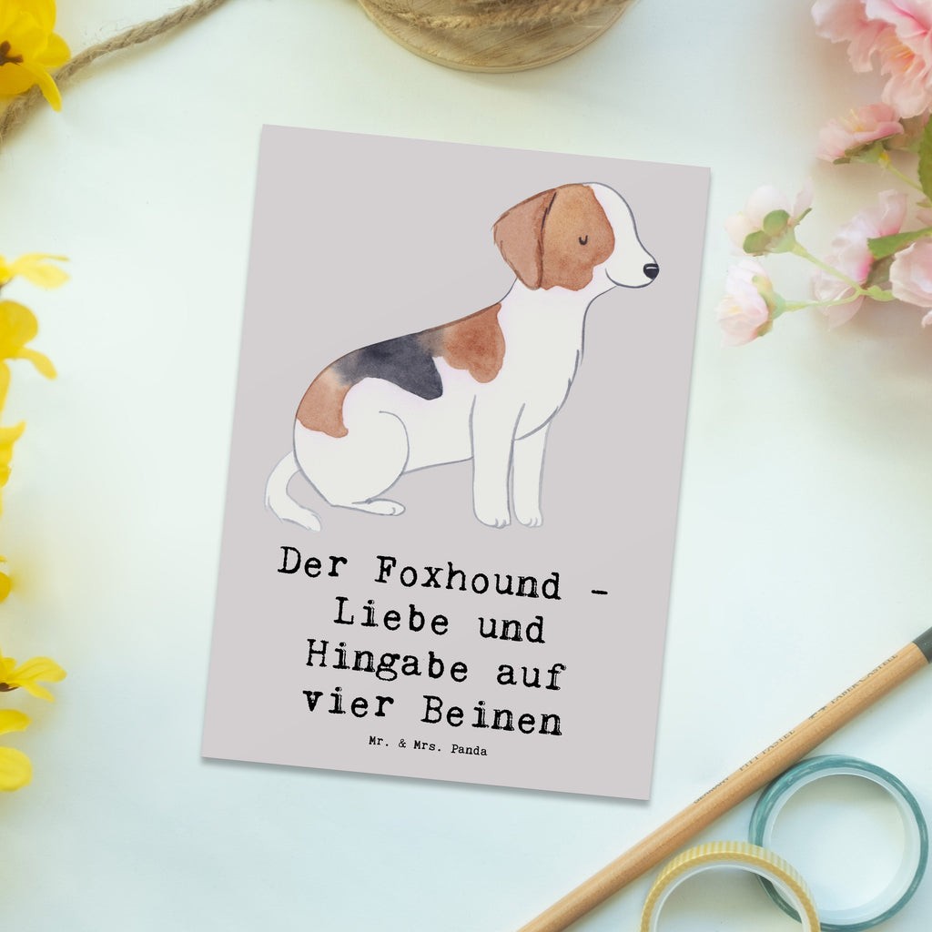 Postkarte Liebevoller Foxhound Postkarte, Karte, Geschenkkarte, Grußkarte, Einladung, Ansichtskarte, Geburtstagskarte, Einladungskarte, Dankeskarte, Ansichtskarten, Einladung Geburtstag, Einladungskarten Geburtstag, Hund, Hunderasse, Rassehund, Hundebesitzer, Geschenk, Tierfreund, Schenken, Welpe