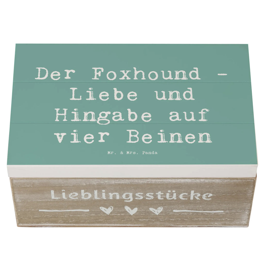 Holzkiste Spruch Liebevoller Foxhound Holzkiste, Kiste, Schatzkiste, Truhe, Schatulle, XXL, Erinnerungsbox, Erinnerungskiste, Dekokiste, Aufbewahrungsbox, Geschenkbox, Geschenkdose, Hund, Hunderasse, Rassehund, Hundebesitzer, Geschenk, Tierfreund, Schenken, Welpe