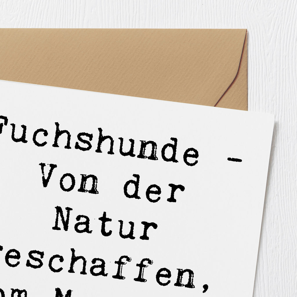 Deluxe Karte Spruch Fuchshunde Liebe Karte, Grußkarte, Klappkarte, Einladungskarte, Glückwunschkarte, Hochzeitskarte, Geburtstagskarte, Hochwertige Grußkarte, Hochwertige Klappkarte, Hund, Hunderasse, Rassehund, Hundebesitzer, Geschenk, Tierfreund, Schenken, Welpe