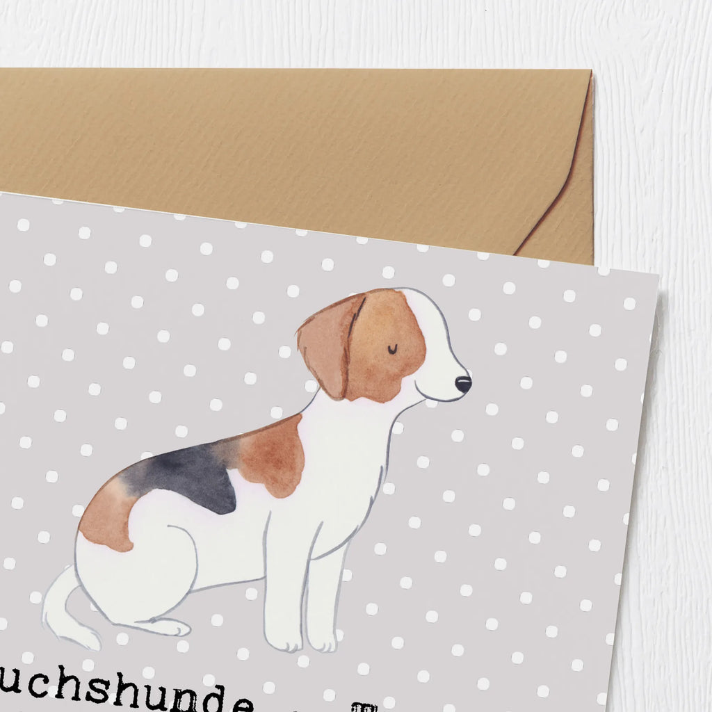 Deluxe Karte Fuchshunde Treue Karte, Grußkarte, Klappkarte, Einladungskarte, Glückwunschkarte, Hochzeitskarte, Geburtstagskarte, Hochwertige Grußkarte, Hochwertige Klappkarte, Hund, Hunderasse, Rassehund, Hundebesitzer, Geschenk, Tierfreund, Schenken, Welpe