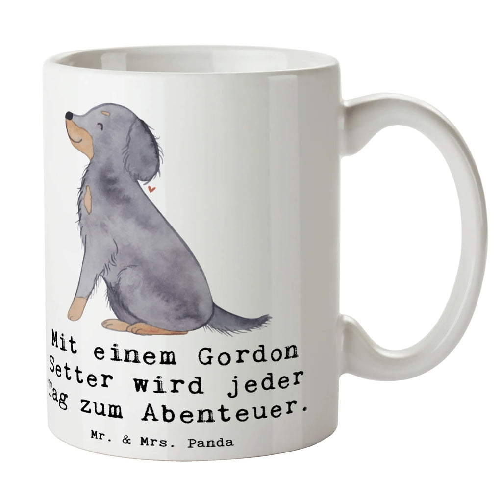 Tasse Gordon Setter Abenteuer Tasse, Kaffeetasse, Teetasse, Becher, Kaffeebecher, Teebecher, Keramiktasse, Porzellantasse, Büro Tasse, Geschenk Tasse, Tasse Sprüche, Tasse Motive, Kaffeetassen, Tasse bedrucken, Designer Tasse, Cappuccino Tassen, Schöne Teetassen, Hund, Hunderasse, Rassehund, Hundebesitzer, Geschenk, Tierfreund, Schenken, Welpe