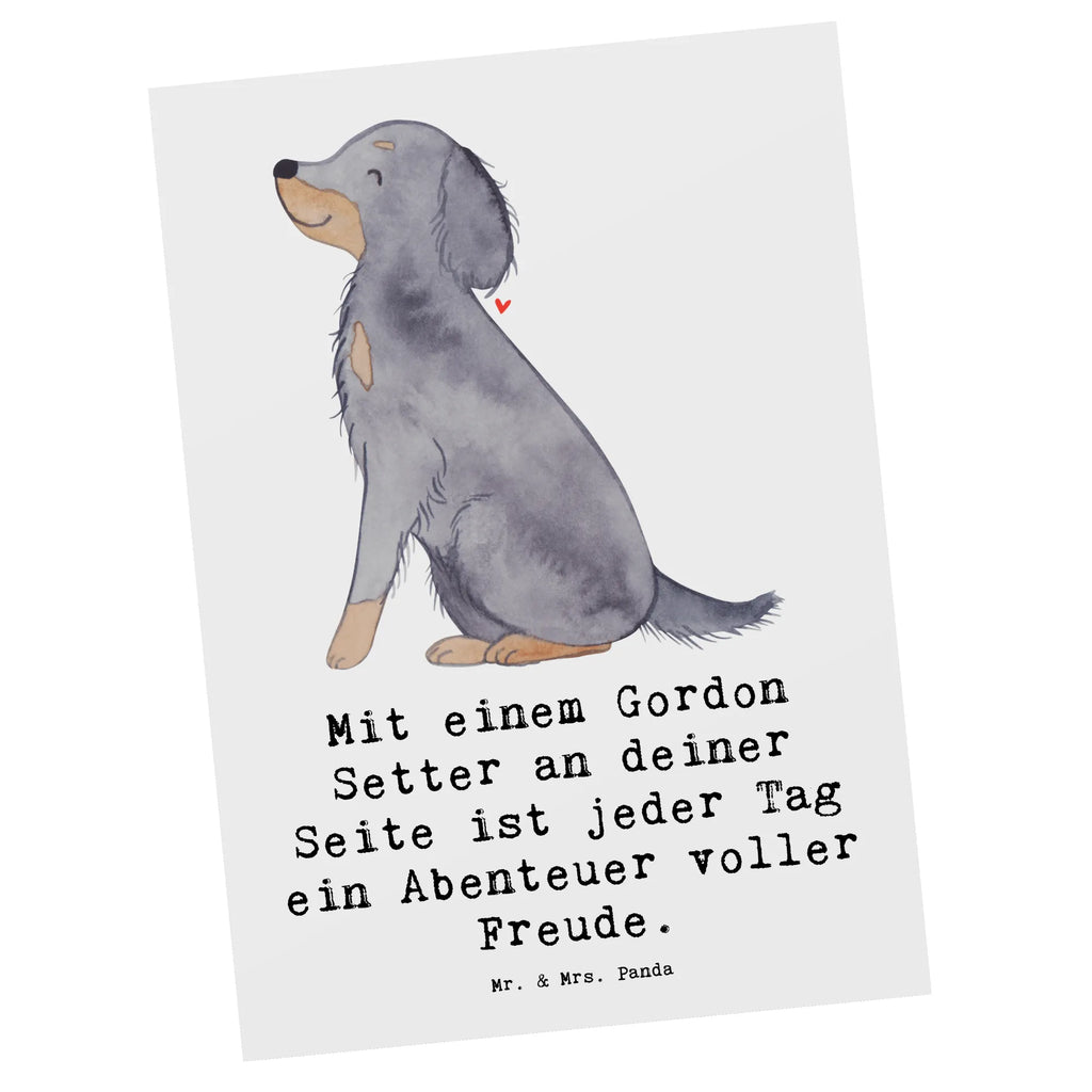 Postkarte Gordon Setter Freude Postkarte, Karte, Geschenkkarte, Grußkarte, Einladung, Ansichtskarte, Geburtstagskarte, Einladungskarte, Dankeskarte, Ansichtskarten, Einladung Geburtstag, Einladungskarten Geburtstag, Hund, Hunderasse, Rassehund, Hundebesitzer, Geschenk, Tierfreund, Schenken, Welpe