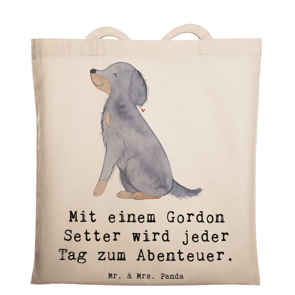 Tragetasche Gordon Setter Abenteuer Beuteltasche, Beutel, Einkaufstasche, Jutebeutel, Stoffbeutel, Tasche, Shopper, Umhängetasche, Strandtasche, Schultertasche, Stofftasche, Tragetasche, Badetasche, Jutetasche, Einkaufstüte, Laptoptasche, Hund, Hunderasse, Rassehund, Hundebesitzer, Geschenk, Tierfreund, Schenken, Welpe