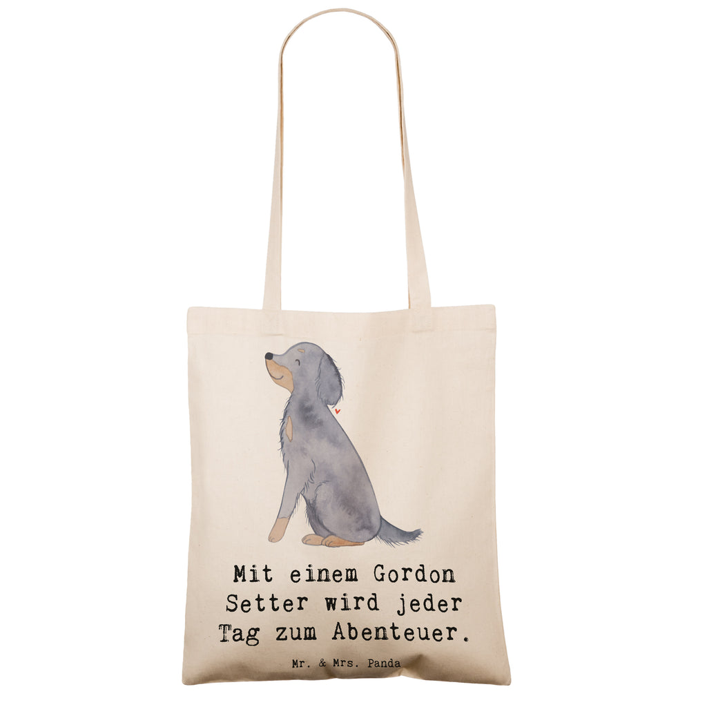 Tragetasche Gordon Setter Abenteuer Beuteltasche, Beutel, Einkaufstasche, Jutebeutel, Stoffbeutel, Tasche, Shopper, Umhängetasche, Strandtasche, Schultertasche, Stofftasche, Tragetasche, Badetasche, Jutetasche, Einkaufstüte, Laptoptasche, Hund, Hunderasse, Rassehund, Hundebesitzer, Geschenk, Tierfreund, Schenken, Welpe