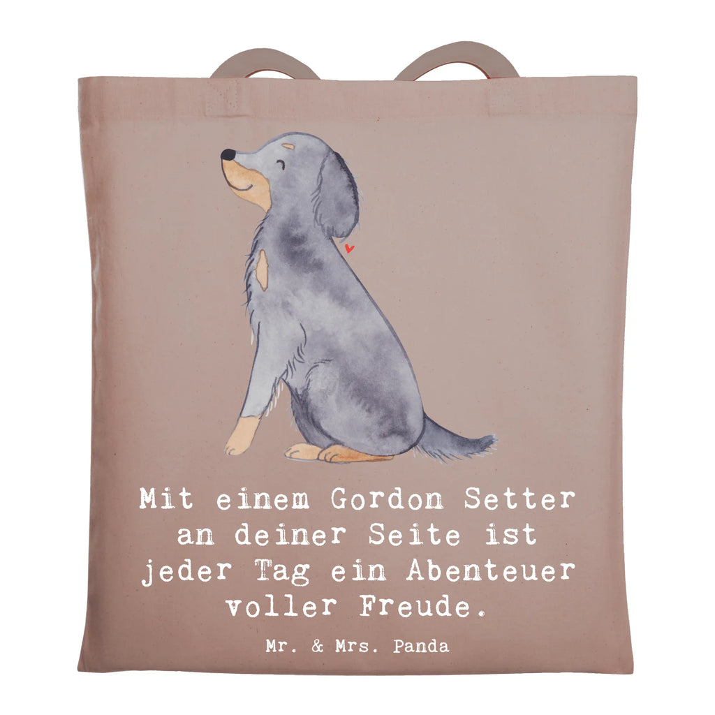 Tragetasche Gordon Setter Freude Beuteltasche, Beutel, Einkaufstasche, Jutebeutel, Stoffbeutel, Tasche, Shopper, Umhängetasche, Strandtasche, Schultertasche, Stofftasche, Tragetasche, Badetasche, Jutetasche, Einkaufstüte, Laptoptasche, Hund, Hunderasse, Rassehund, Hundebesitzer, Geschenk, Tierfreund, Schenken, Welpe