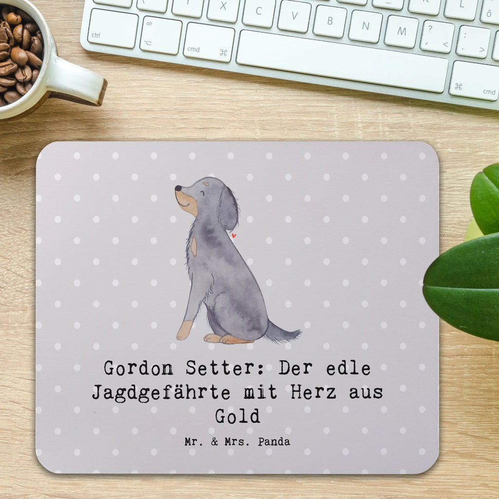 Mauspad Gordon Setter Mousepad, Computer zubehör, Büroausstattung, PC Zubehör, Arbeitszimmer, Mauspad, Einzigartiges Mauspad, Designer Mauspad, Mausunterlage, Mauspad Büro, Hund, Hunderasse, Rassehund, Hundebesitzer, Geschenk, Tierfreund, Schenken, Welpe