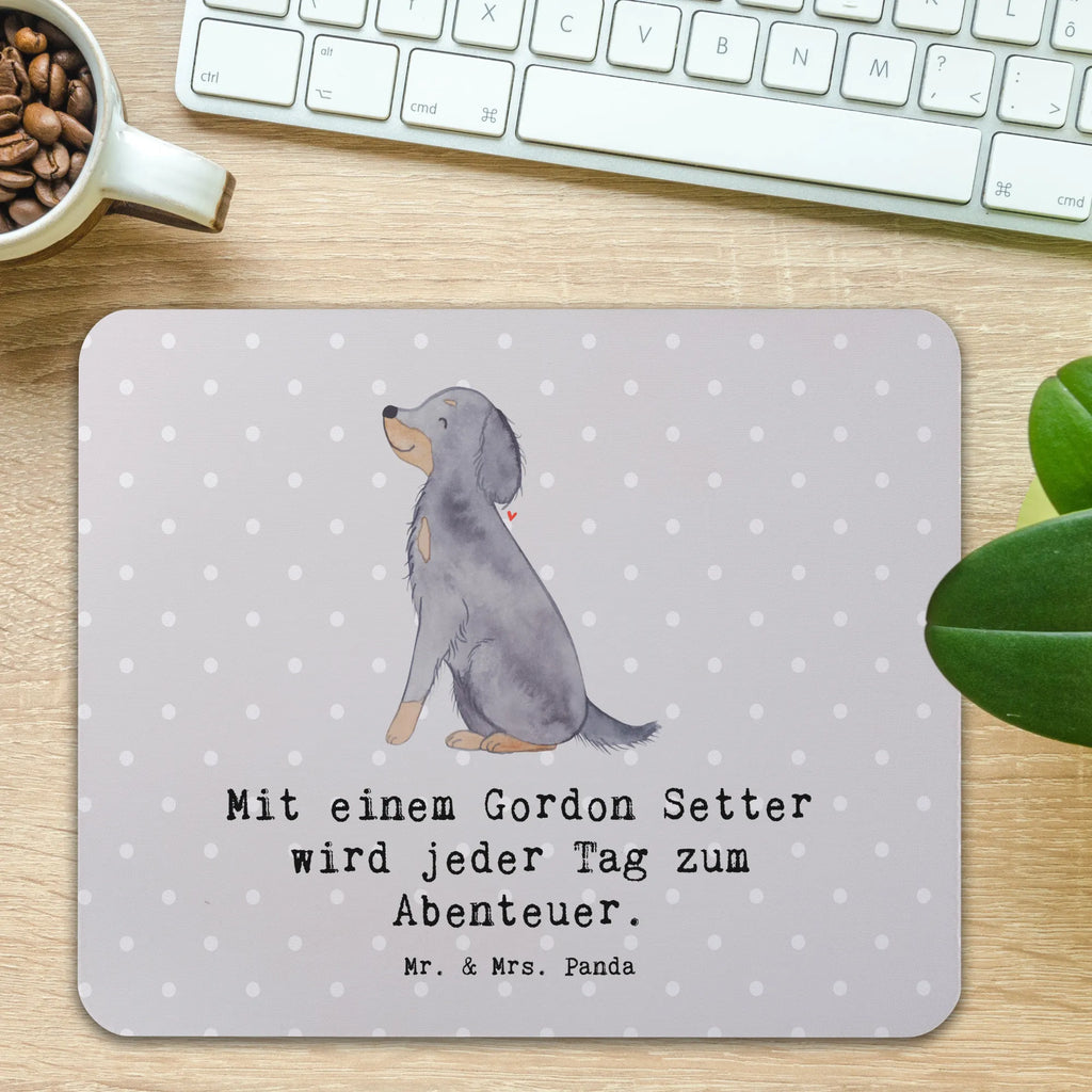 Mauspad Gordon Setter Abenteuer Mousepad, Computer zubehör, Büroausstattung, PC Zubehör, Arbeitszimmer, Mauspad, Einzigartiges Mauspad, Designer Mauspad, Mausunterlage, Mauspad Büro, Hund, Hunderasse, Rassehund, Hundebesitzer, Geschenk, Tierfreund, Schenken, Welpe