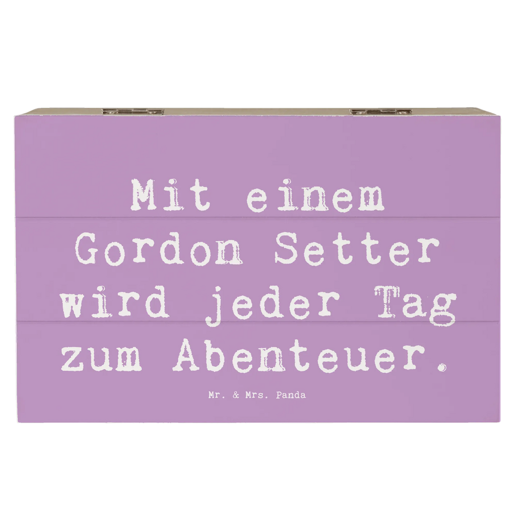 Holzkiste Spruch Gordon Setter Abenteuer Holzkiste, Kiste, Schatzkiste, Truhe, Schatulle, XXL, Erinnerungsbox, Erinnerungskiste, Dekokiste, Aufbewahrungsbox, Geschenkbox, Geschenkdose, Hund, Hunderasse, Rassehund, Hundebesitzer, Geschenk, Tierfreund, Schenken, Welpe