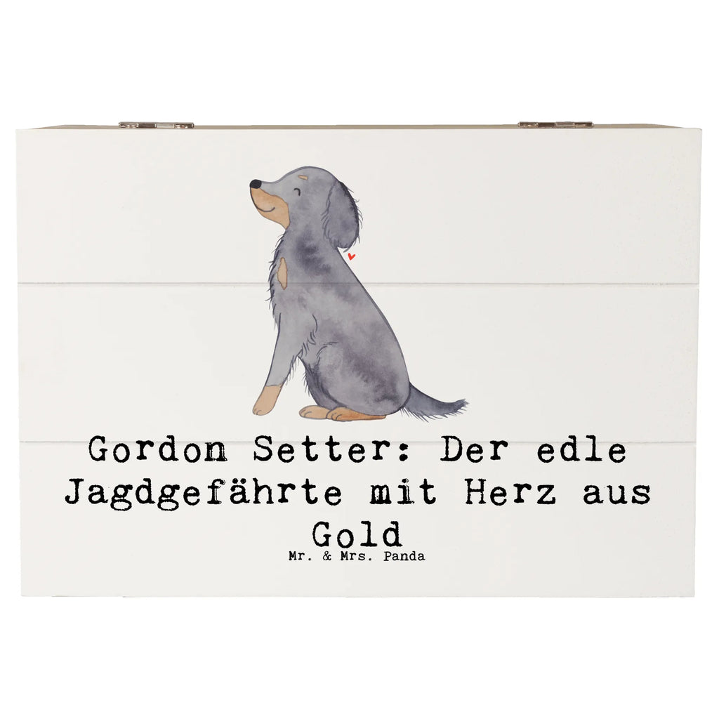 Holzkiste Gordon Setter Holzkiste, Kiste, Schatzkiste, Truhe, Schatulle, XXL, Erinnerungsbox, Erinnerungskiste, Dekokiste, Aufbewahrungsbox, Geschenkbox, Geschenkdose, Hund, Hunderasse, Rassehund, Hundebesitzer, Geschenk, Tierfreund, Schenken, Welpe