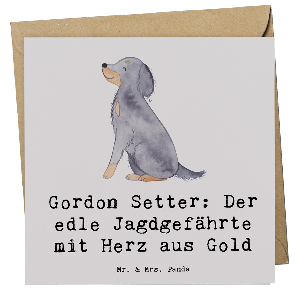 Deluxe Karte Gordon Setter Karte, Grußkarte, Klappkarte, Einladungskarte, Glückwunschkarte, Hochzeitskarte, Geburtstagskarte, Hochwertige Grußkarte, Hochwertige Klappkarte, Hund, Hunderasse, Rassehund, Hundebesitzer, Geschenk, Tierfreund, Schenken, Welpe