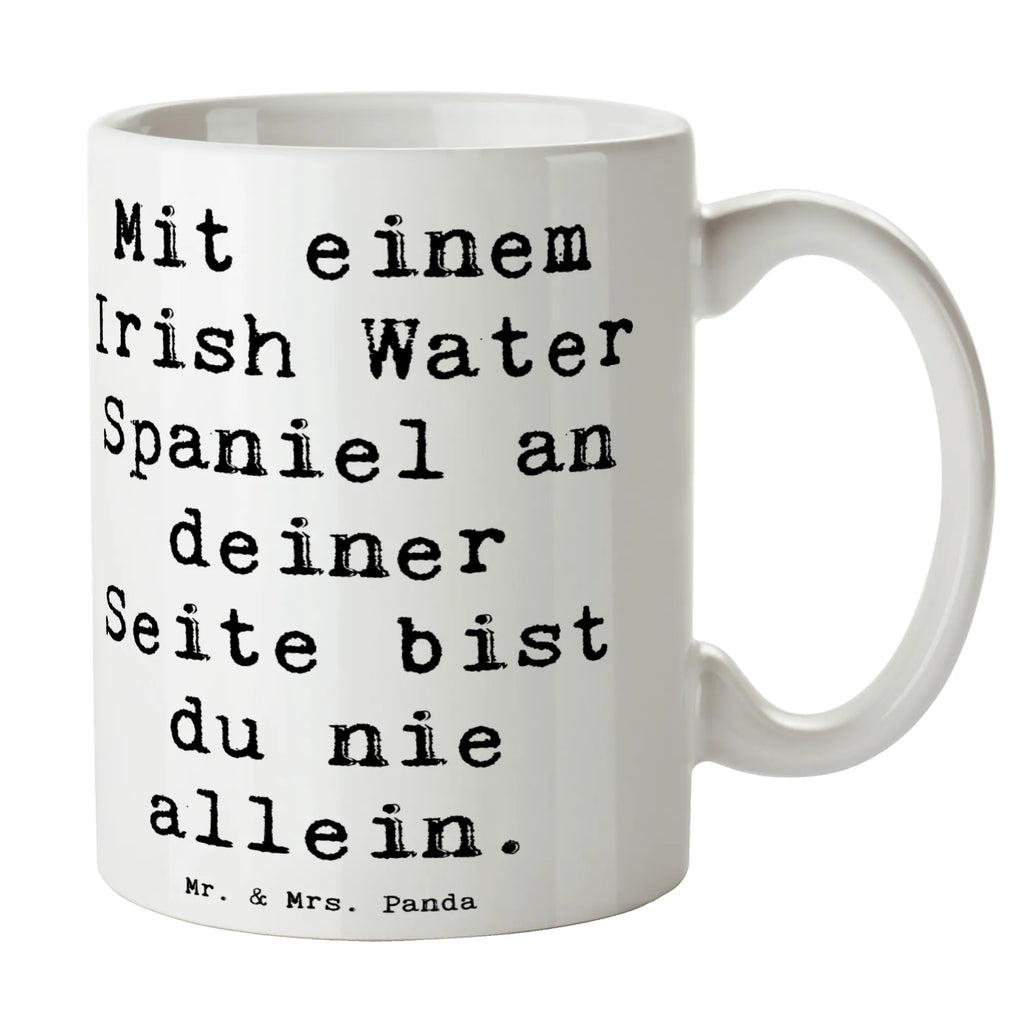 Tasse Spruch Irish Water Spaniel Begleiter Tasse, Kaffeetasse, Teetasse, Becher, Kaffeebecher, Teebecher, Keramiktasse, Porzellantasse, Büro Tasse, Geschenk Tasse, Tasse Sprüche, Tasse Motive, Kaffeetassen, Tasse bedrucken, Designer Tasse, Cappuccino Tassen, Schöne Teetassen, Hund, Hunderasse, Rassehund, Hundebesitzer, Geschenk, Tierfreund, Schenken, Welpe