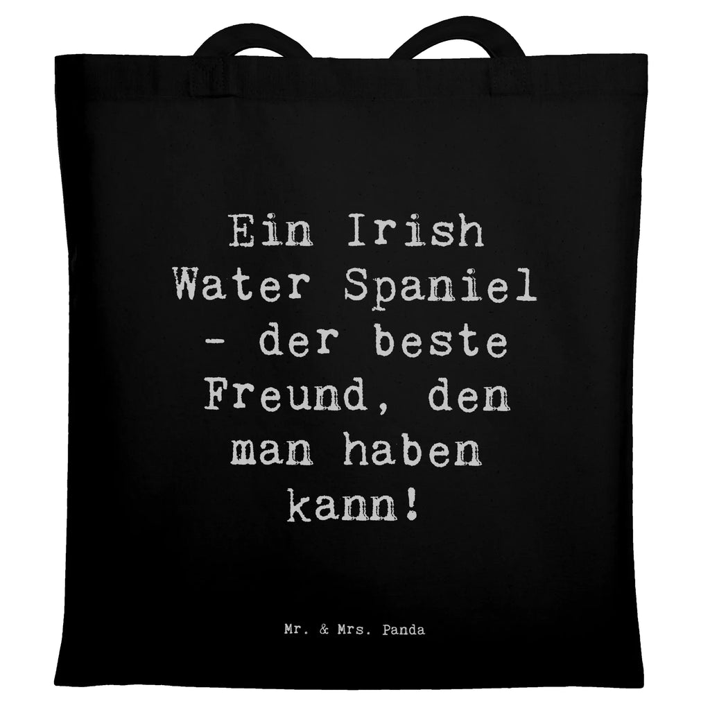 Tragetasche Spruch Irish Water Spaniel Freund Beuteltasche, Beutel, Einkaufstasche, Jutebeutel, Stoffbeutel, Tasche, Shopper, Umhängetasche, Strandtasche, Schultertasche, Stofftasche, Tragetasche, Badetasche, Jutetasche, Einkaufstüte, Laptoptasche, Hund, Hunderasse, Rassehund, Hundebesitzer, Geschenk, Tierfreund, Schenken, Welpe