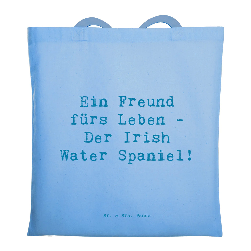 Tragetasche Spruch Irish Water Spaniel Freund Beuteltasche, Beutel, Einkaufstasche, Jutebeutel, Stoffbeutel, Tasche, Shopper, Umhängetasche, Strandtasche, Schultertasche, Stofftasche, Tragetasche, Badetasche, Jutetasche, Einkaufstüte, Laptoptasche, Hund, Hunderasse, Rassehund, Hundebesitzer, Geschenk, Tierfreund, Schenken, Welpe