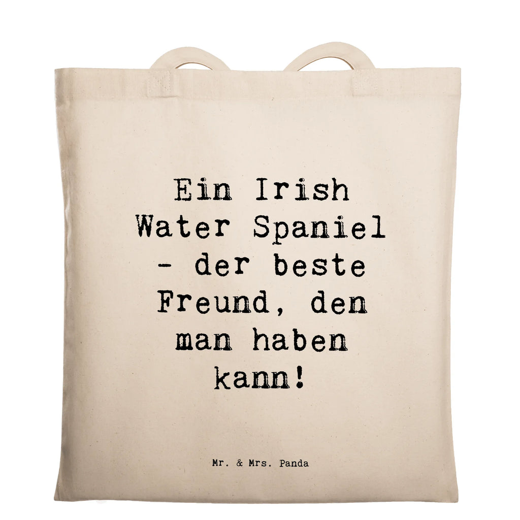 Tragetasche Spruch Irish Water Spaniel Freund Beuteltasche, Beutel, Einkaufstasche, Jutebeutel, Stoffbeutel, Tasche, Shopper, Umhängetasche, Strandtasche, Schultertasche, Stofftasche, Tragetasche, Badetasche, Jutetasche, Einkaufstüte, Laptoptasche, Hund, Hunderasse, Rassehund, Hundebesitzer, Geschenk, Tierfreund, Schenken, Welpe