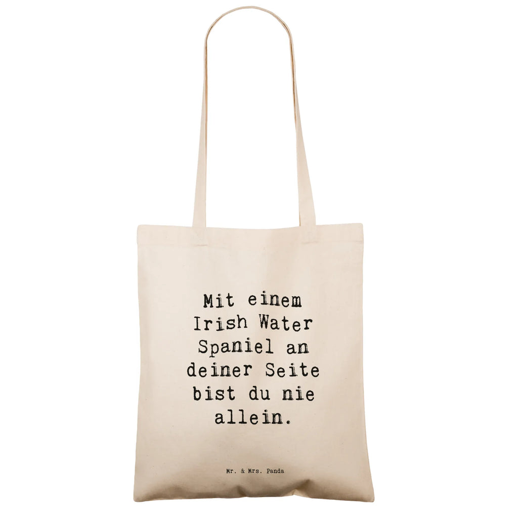 Tragetasche Spruch Irish Water Spaniel Begleiter Beuteltasche, Beutel, Einkaufstasche, Jutebeutel, Stoffbeutel, Tasche, Shopper, Umhängetasche, Strandtasche, Schultertasche, Stofftasche, Tragetasche, Badetasche, Jutetasche, Einkaufstüte, Laptoptasche, Hund, Hunderasse, Rassehund, Hundebesitzer, Geschenk, Tierfreund, Schenken, Welpe