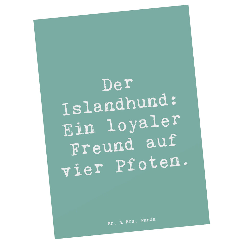 Postkarte Spruch Treuer Islandhund Postkarte, Karte, Geschenkkarte, Grußkarte, Einladung, Ansichtskarte, Geburtstagskarte, Einladungskarte, Dankeskarte, Ansichtskarten, Einladung Geburtstag, Einladungskarten Geburtstag, Hund, Hunderasse, Rassehund, Hundebesitzer, Geschenk, Tierfreund, Schenken, Welpe