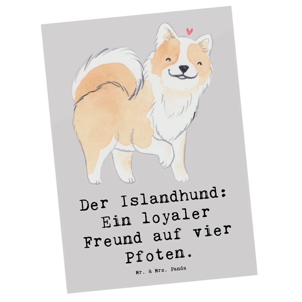 Postkarte Treuer Islandhund Postkarte, Karte, Geschenkkarte, Grußkarte, Einladung, Ansichtskarte, Geburtstagskarte, Einladungskarte, Dankeskarte, Ansichtskarten, Einladung Geburtstag, Einladungskarten Geburtstag, Hund, Hunderasse, Rassehund, Hundebesitzer, Geschenk, Tierfreund, Schenken, Welpe