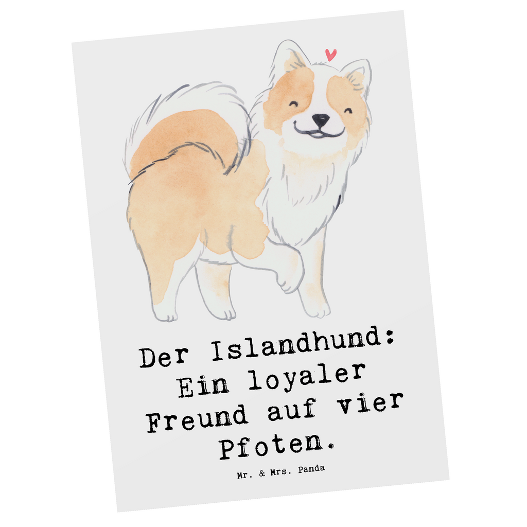 Postkarte Treuer Islandhund Postkarte, Karte, Geschenkkarte, Grußkarte, Einladung, Ansichtskarte, Geburtstagskarte, Einladungskarte, Dankeskarte, Ansichtskarten, Einladung Geburtstag, Einladungskarten Geburtstag, Hund, Hunderasse, Rassehund, Hundebesitzer, Geschenk, Tierfreund, Schenken, Welpe