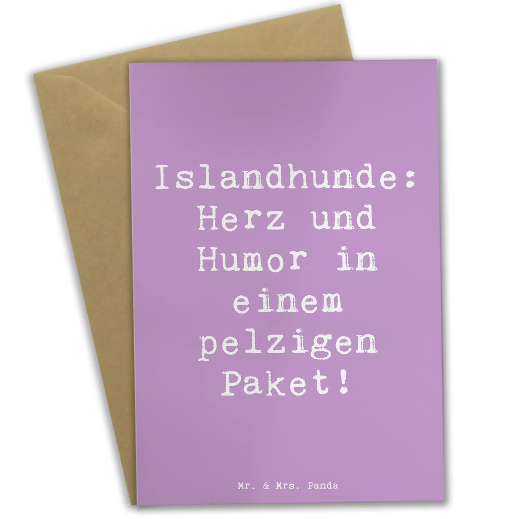 Grußkarte Spruch Islandhund Freude Grußkarte, Klappkarte, Einladungskarte, Glückwunschkarte, Hochzeitskarte, Geburtstagskarte, Karte, Ansichtskarten, Hund, Hunderasse, Rassehund, Hundebesitzer, Geschenk, Tierfreund, Schenken, Welpe