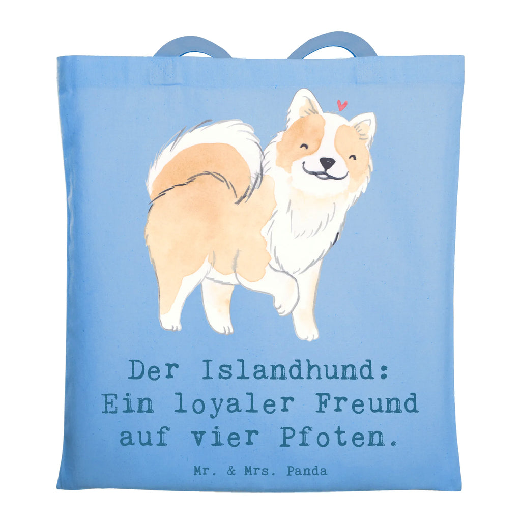 Tragetasche Treuer Islandhund Beuteltasche, Beutel, Einkaufstasche, Jutebeutel, Stoffbeutel, Tasche, Shopper, Umhängetasche, Strandtasche, Schultertasche, Stofftasche, Tragetasche, Badetasche, Jutetasche, Einkaufstüte, Laptoptasche, Hund, Hunderasse, Rassehund, Hundebesitzer, Geschenk, Tierfreund, Schenken, Welpe