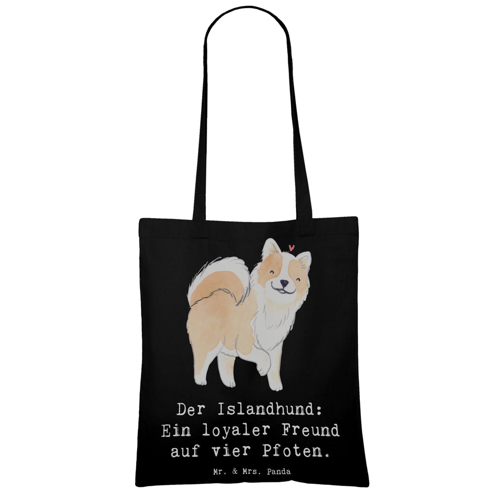 Tragetasche Treuer Islandhund Beuteltasche, Beutel, Einkaufstasche, Jutebeutel, Stoffbeutel, Tasche, Shopper, Umhängetasche, Strandtasche, Schultertasche, Stofftasche, Tragetasche, Badetasche, Jutetasche, Einkaufstüte, Laptoptasche, Hund, Hunderasse, Rassehund, Hundebesitzer, Geschenk, Tierfreund, Schenken, Welpe