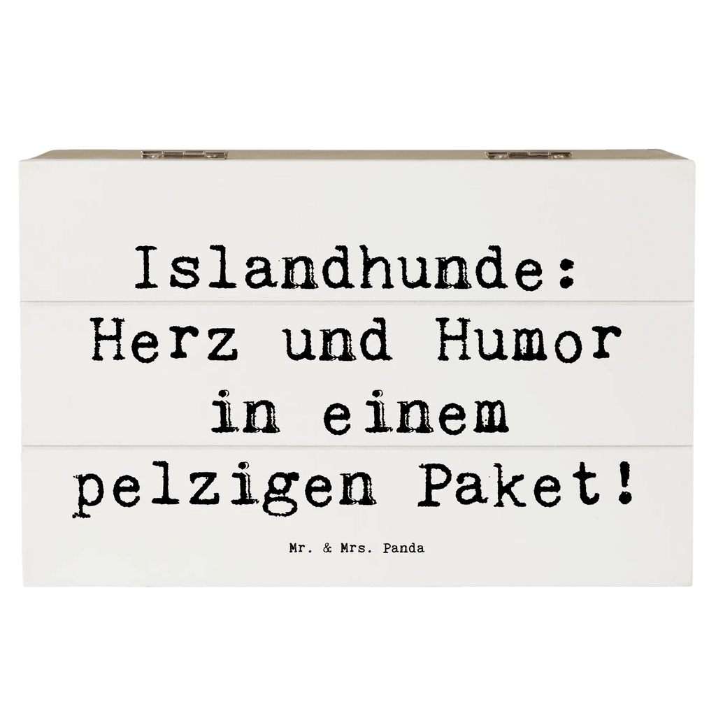 Holzkiste Spruch Islandhund Freude Holzkiste, Kiste, Schatzkiste, Truhe, Schatulle, XXL, Erinnerungsbox, Erinnerungskiste, Dekokiste, Aufbewahrungsbox, Geschenkbox, Geschenkdose, Hund, Hunderasse, Rassehund, Hundebesitzer, Geschenk, Tierfreund, Schenken, Welpe