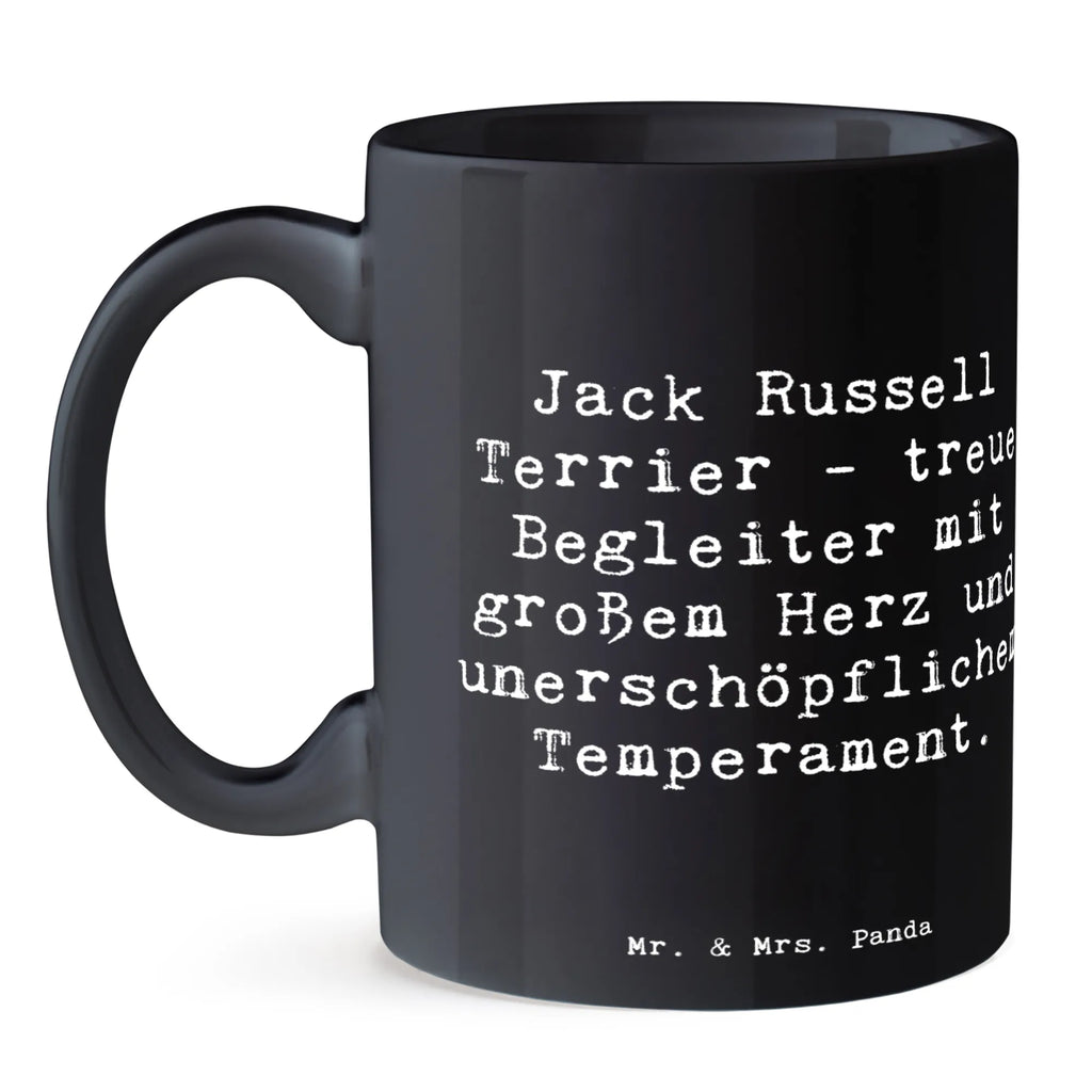 Tasse Spruch Jack Russell Terrier - treue Begleiter mit großem Herz und unerschöpflichem Temperament. Tasse, Kaffeetasse, Teetasse, Becher, Kaffeebecher, Teebecher, Keramiktasse, Porzellantasse, Büro Tasse, Geschenk Tasse, Tasse Sprüche, Tasse Motive, Kaffeetassen, Tasse bedrucken, Designer Tasse, Cappuccino Tassen, Schöne Teetassen, Hund, Hunderasse, Rassehund, Hundebesitzer, Geschenk, Tierfreund, Schenken, Welpe