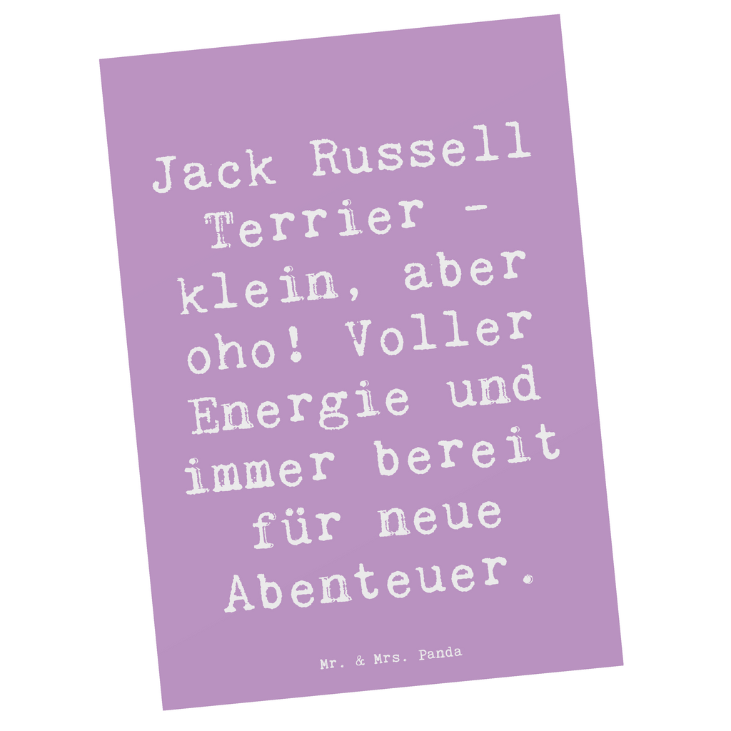 Postkarte Spruch Jack Russell Terrier Postkarte, Karte, Geschenkkarte, Grußkarte, Einladung, Ansichtskarte, Geburtstagskarte, Einladungskarte, Dankeskarte, Ansichtskarten, Einladung Geburtstag, Einladungskarten Geburtstag, Hund, Hunderasse, Rassehund, Hundebesitzer, Geschenk, Tierfreund, Schenken, Welpe