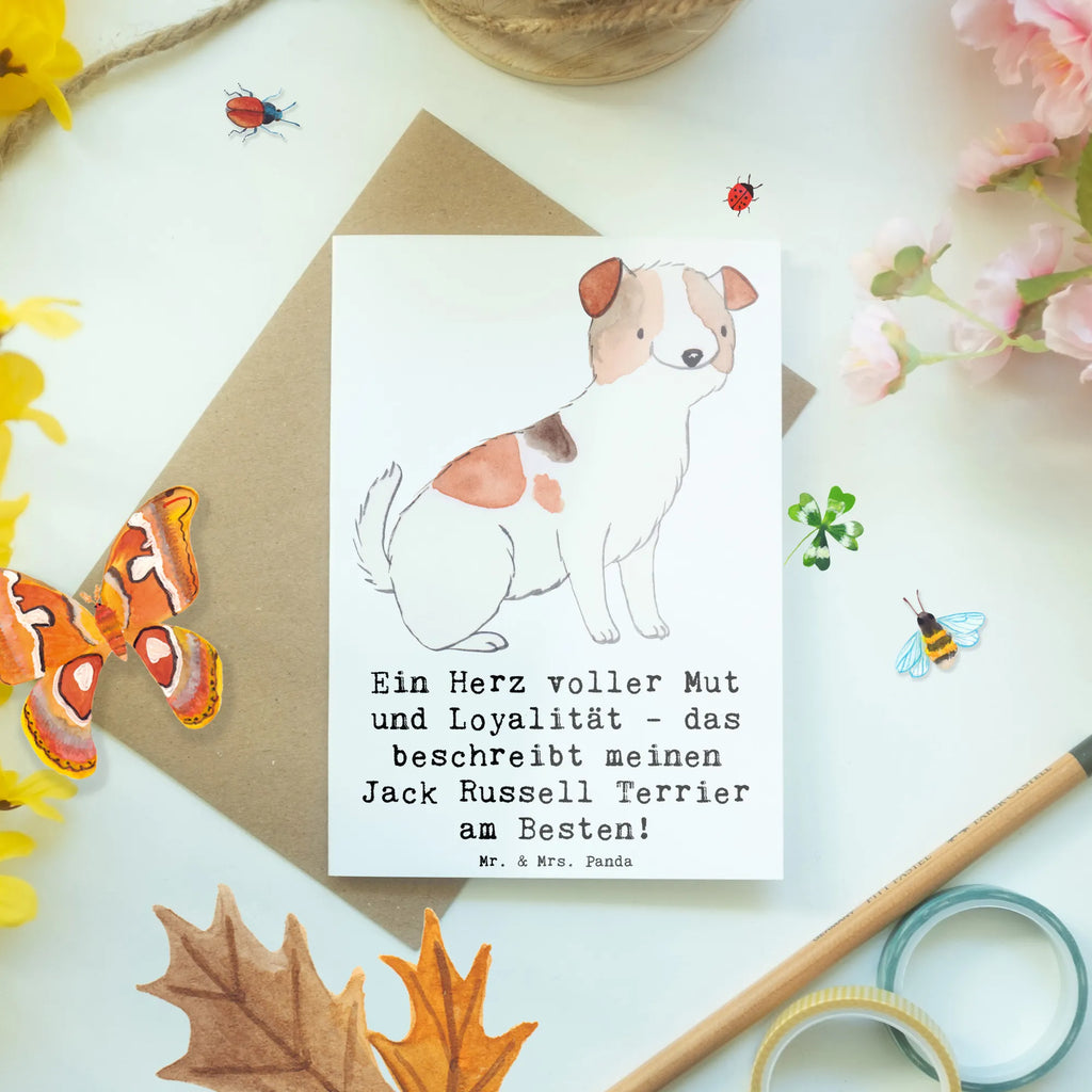 Grußkarte Jack Russell Terrier Grußkarte, Klappkarte, Einladungskarte, Glückwunschkarte, Hochzeitskarte, Geburtstagskarte, Karte, Ansichtskarten, Hund, Hunderasse, Rassehund, Hundebesitzer, Geschenk, Tierfreund, Schenken, Welpe