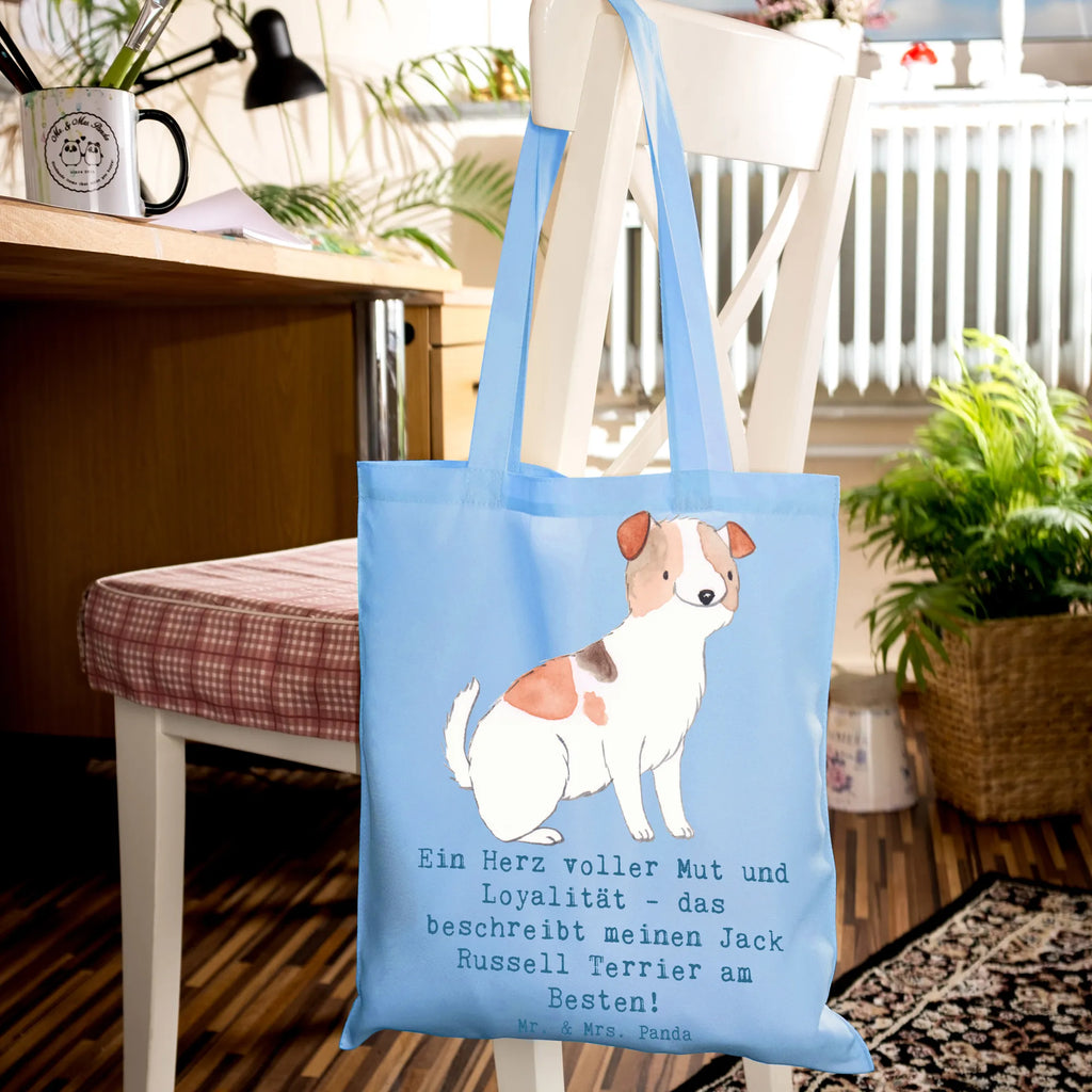 Tragetasche Jack Russell Terrier Beuteltasche, Beutel, Einkaufstasche, Jutebeutel, Stoffbeutel, Tasche, Shopper, Umhängetasche, Strandtasche, Schultertasche, Stofftasche, Tragetasche, Badetasche, Jutetasche, Einkaufstüte, Laptoptasche, Hund, Hunderasse, Rassehund, Hundebesitzer, Geschenk, Tierfreund, Schenken, Welpe