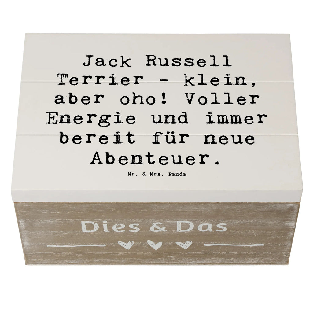 Holzkiste Spruch Jack Russell Terrier Holzkiste, Kiste, Schatzkiste, Truhe, Schatulle, XXL, Erinnerungsbox, Erinnerungskiste, Dekokiste, Aufbewahrungsbox, Geschenkbox, Geschenkdose, Hund, Hunderasse, Rassehund, Hundebesitzer, Geschenk, Tierfreund, Schenken, Welpe