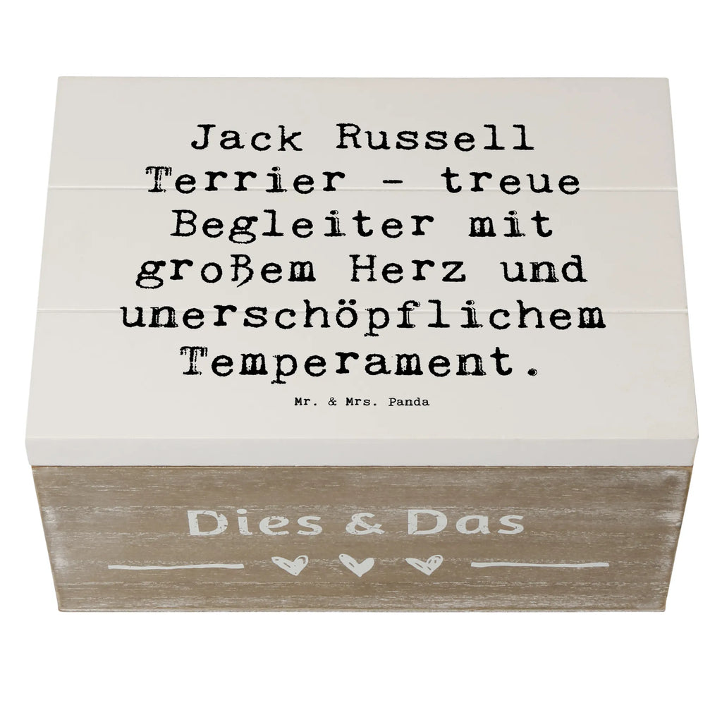 Holzkiste Spruch Jack Russell Terrier - treue Begleiter mit großem Herz und unerschöpflichem Temperament. Holzkiste, Kiste, Schatzkiste, Truhe, Schatulle, XXL, Erinnerungsbox, Erinnerungskiste, Dekokiste, Aufbewahrungsbox, Geschenkbox, Geschenkdose, Hund, Hunderasse, Rassehund, Hundebesitzer, Geschenk, Tierfreund, Schenken, Welpe