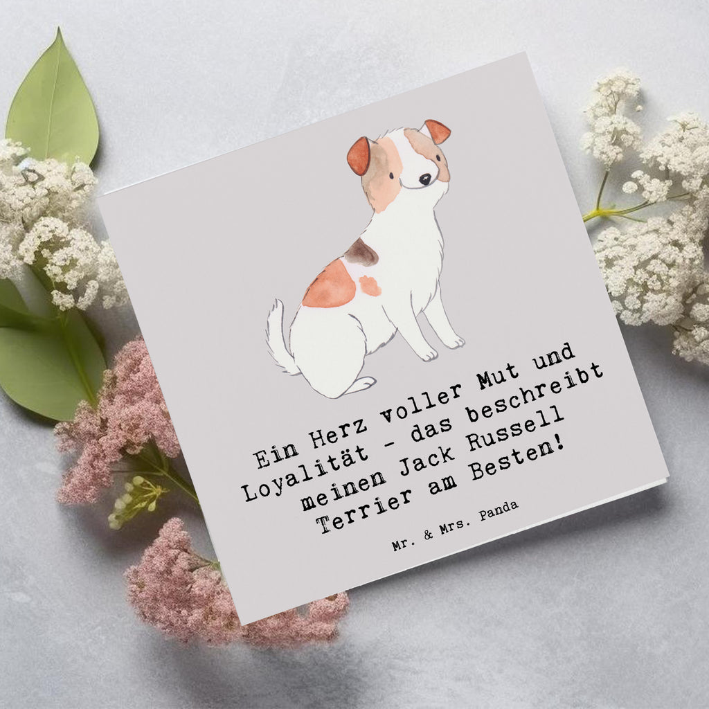 Deluxe Karte Jack Russell Terrier Karte, Grußkarte, Klappkarte, Einladungskarte, Glückwunschkarte, Hochzeitskarte, Geburtstagskarte, Hochwertige Grußkarte, Hochwertige Klappkarte, Hund, Hunderasse, Rassehund, Hundebesitzer, Geschenk, Tierfreund, Schenken, Welpe