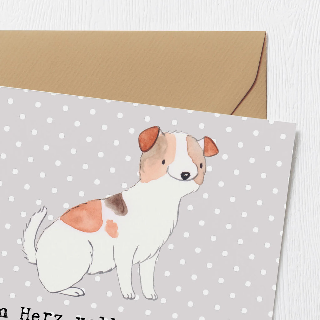 Deluxe Karte Jack Russell Terrier Karte, Grußkarte, Klappkarte, Einladungskarte, Glückwunschkarte, Hochzeitskarte, Geburtstagskarte, Hochwertige Grußkarte, Hochwertige Klappkarte, Hund, Hunderasse, Rassehund, Hundebesitzer, Geschenk, Tierfreund, Schenken, Welpe