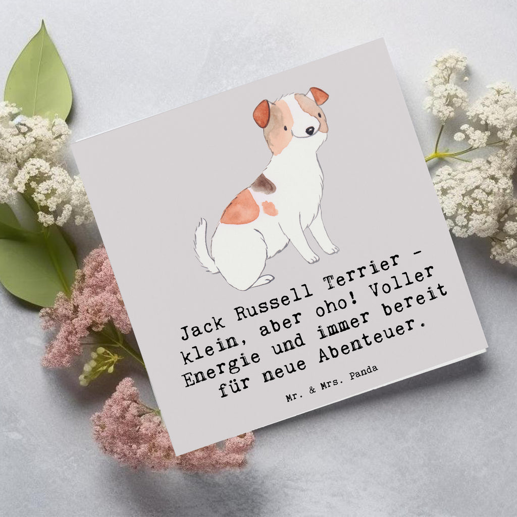 Deluxe Karte Jack Russell Terrier Karte, Grußkarte, Klappkarte, Einladungskarte, Glückwunschkarte, Hochzeitskarte, Geburtstagskarte, Hochwertige Grußkarte, Hochwertige Klappkarte, Hund, Hunderasse, Rassehund, Hundebesitzer, Geschenk, Tierfreund, Schenken, Welpe