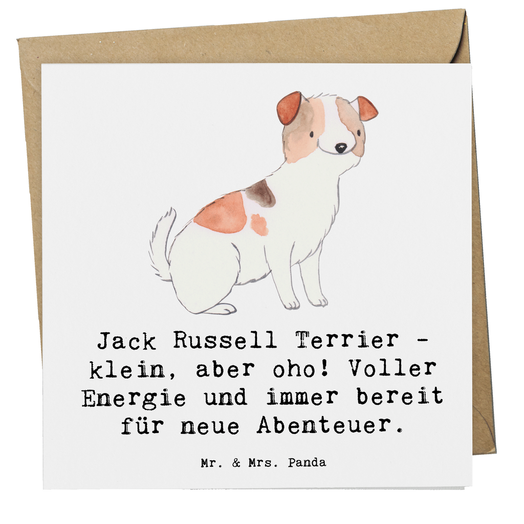 Deluxe Karte Jack Russell Terrier Karte, Grußkarte, Klappkarte, Einladungskarte, Glückwunschkarte, Hochzeitskarte, Geburtstagskarte, Hochwertige Grußkarte, Hochwertige Klappkarte, Hund, Hunderasse, Rassehund, Hundebesitzer, Geschenk, Tierfreund, Schenken, Welpe