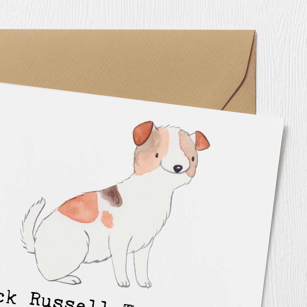 Deluxe Karte Jack Russell Terrier Karte, Grußkarte, Klappkarte, Einladungskarte, Glückwunschkarte, Hochzeitskarte, Geburtstagskarte, Hochwertige Grußkarte, Hochwertige Klappkarte, Hund, Hunderasse, Rassehund, Hundebesitzer, Geschenk, Tierfreund, Schenken, Welpe