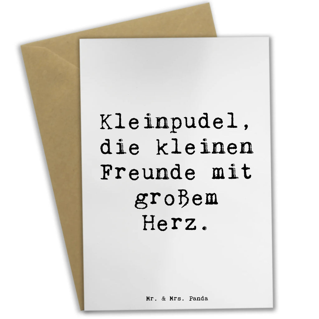 Grußkarte Spruch Kleinpudel Liebe Grußkarte, Klappkarte, Einladungskarte, Glückwunschkarte, Hochzeitskarte, Geburtstagskarte, Karte, Ansichtskarten, Hund, Hunderasse, Rassehund, Hundebesitzer, Geschenk, Tierfreund, Schenken, Welpe