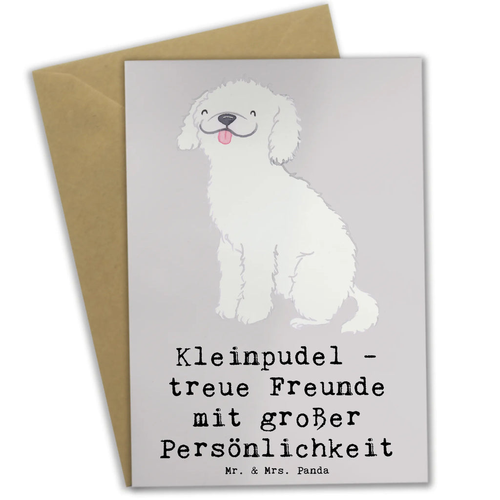 Grußkarte Kleinpudel Freunde Grußkarte, Klappkarte, Einladungskarte, Glückwunschkarte, Hochzeitskarte, Geburtstagskarte, Karte, Ansichtskarten, Hund, Hunderasse, Rassehund, Hundebesitzer, Geschenk, Tierfreund, Schenken, Welpe