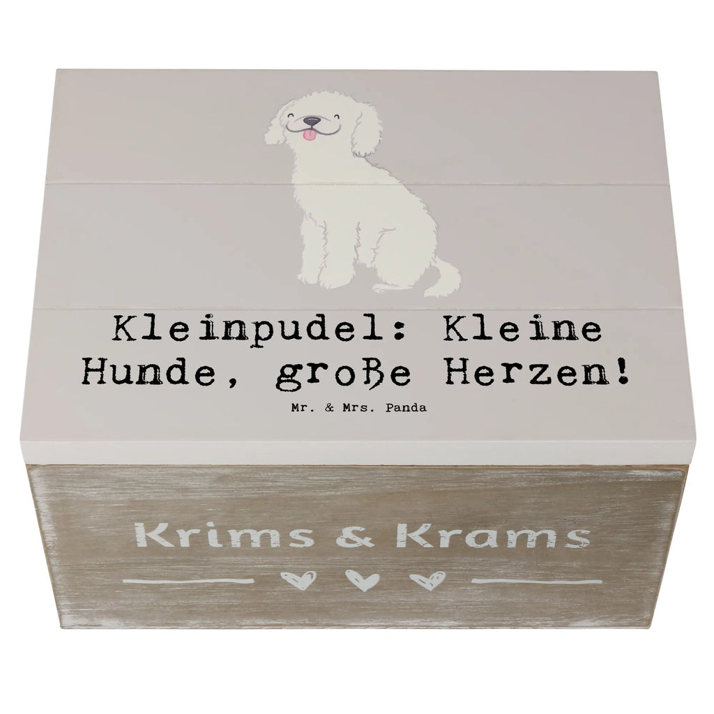 Holzkiste Kleinpudel Liebe Holzkiste, Kiste, Schatzkiste, Truhe, Schatulle, XXL, Erinnerungsbox, Erinnerungskiste, Dekokiste, Aufbewahrungsbox, Geschenkbox, Geschenkdose, Hund, Hunderasse, Rassehund, Hundebesitzer, Geschenk, Tierfreund, Schenken, Welpe